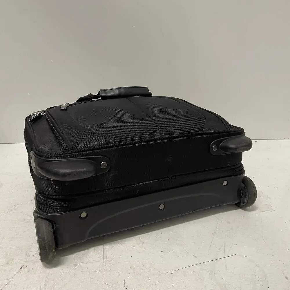 Samsonite Rolling Laptop Case Wheeled Business Travel Carry-On Briefcase Black